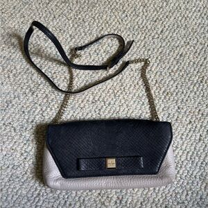 Kate Spade Black and Taupe Crossbody Bag